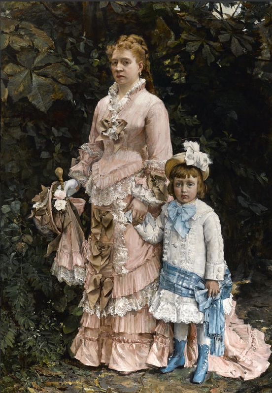 A Mother and Son 1875 by Leon Francois Comerre (1850-1916) Bonhams Auction 22294 Lot 12